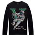 Men's Clothing Long sleeved T shirt for men in autumn, casual bottoming shirt, slim fit, large round neck top, men's hot diamond astronaut_viptrois.com