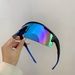 KAMMPT Übergroße Sport-Sonnenbrille Für Herren, 2024, Neu In Punk-Spiegel, Outdoor-Skibrille, Trendige, Umwickelte, Runde Anti-UV-Reitbrille_viptrois.com