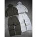 Unisex Retro Streetwear Hoodie & Jogger Set - Zip-Up Fleece-Lined Sweatshirt & Pants (Black/Grey/Pink, S-4xl)_viptrois.com