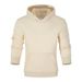 Pure Men's Blank Manufacturer Solid Color Fleece Pullover Cross-Border Sweatshirt 12 Colors Outerwear Customization_viptrois.com