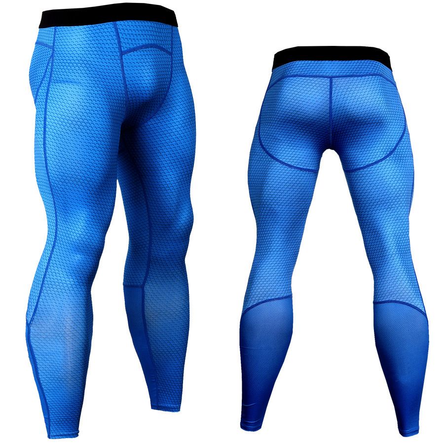 Men's Clothing Fitness suit men's suit sports quick-drying tights training suit running basketball equipment morning jogging spring and summer gym_viptrois.com