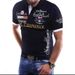 Men's Clothing Men's Zipper Long-sleeved Casual Slim Men's Sports Lapel Shirt Polo Shirt_viptrois.com