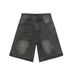 Nirben Denim | American Trendy Brand Ink Splashed Paint Dot Denim Shorts Men's High Street Loose Straight Five Point Pants_viptrois.com
