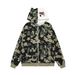 Men's Clothing Full Print Cartoon Cat Letter Embroidered Hooded Cardigan Sweater High Street Loose Casual Jacket_viptrois.com