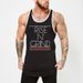 Muscle Fitness Vest Men's Summer Cotton Sweat-absorbing Breathable Sleeveless T-shirt Slim-fitting Elastic Training Clothes I-shaped Suspenders_viptrois.com