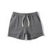 Premium Products Solid Color New Cotton Sports Running Fitness Trendy Men's Three High Elasticity Casual Four Quarter Pants, Shorts_viptrois.com