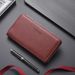 Men's Bags Card Holder High End Business Men's Long Card Holder Clutch Genuine Leather Anti Theft Large Capacity Two In One Wallet_viptrois.com
