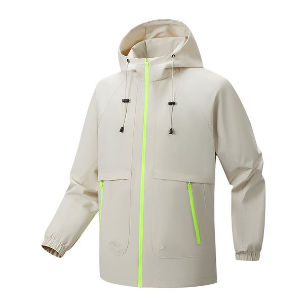 Men’s Waterproof Windbreaker Jacket – Urban Outdoor Corduroy Utility Coat For Hiking & Streetwear (M-3XL, Black/White) – Unisex Tactical Essential_viptrois.com