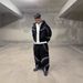 2025 Cool And Handsome Fried Street! Dark Personalized Splicing Hooded Sweater Suit, A Must For Fashionable Men_viptrois.com