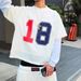 Men's Clothing New Mesh Shorts T Shirt Round Neck Casual Loose Contrast Color Print Jersey Short Sleeve Top_viptrois.com