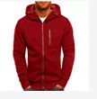 Men's Zip-Up Hooded Sweatshirt Jacket – Fleece Lined Athletic Pullover With Pockets, Casual Loose Fit Sportswear For Running Gym Outdoor_viptrois.com