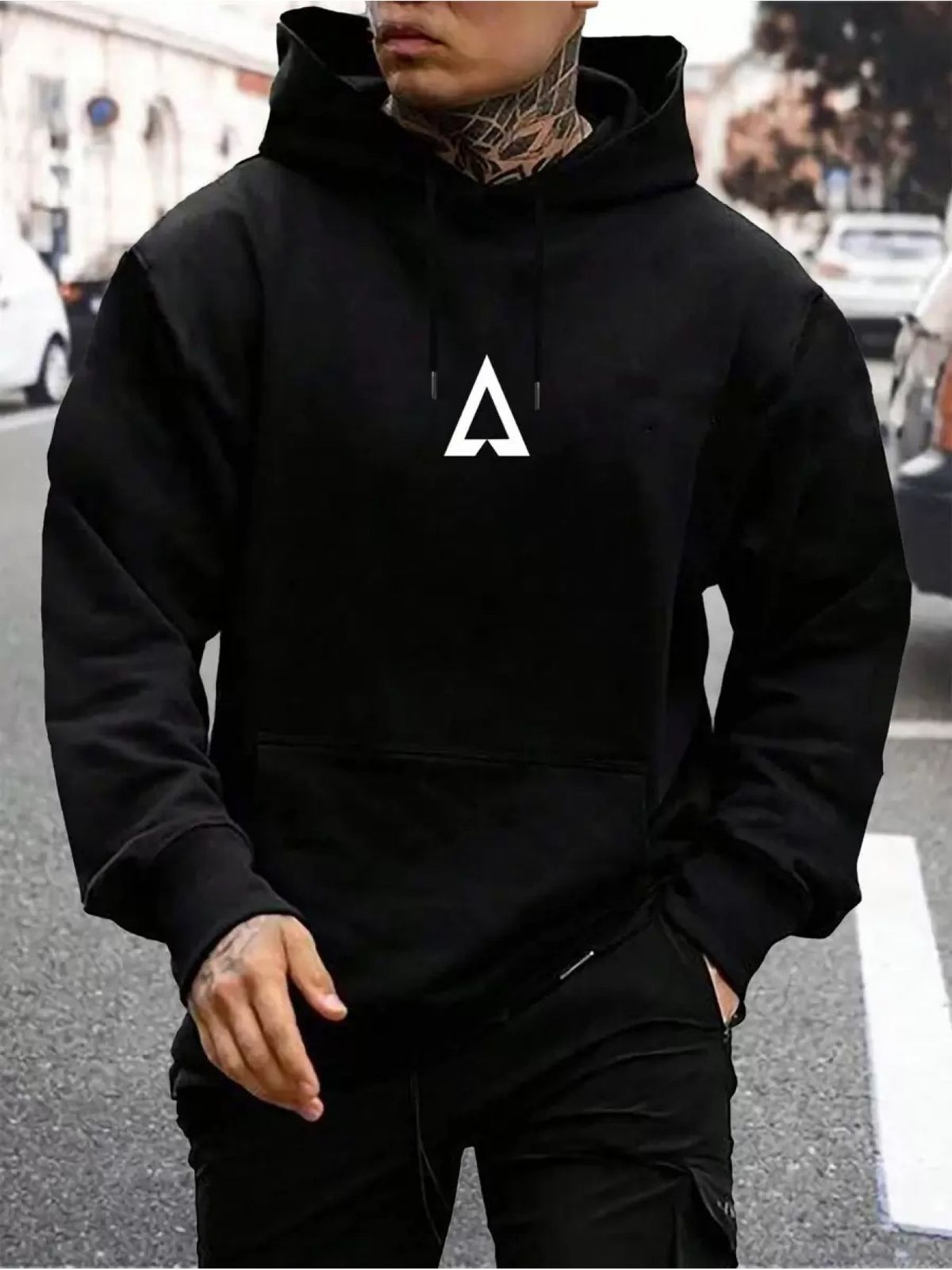 Autumn And Winter Men's Top Sweatshirt Loose And Comfortable Warm And Hooded Sweatshirt Men's Clothing Men'S_viptrois.com