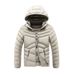 Rib Clothes, Cotton-padded Clothes, Men's Removable Hats, Slim-fitting Piled Thickened Tops, Jackets._viptrois.com