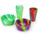 Eco-friendly portable outdoor salad bowl Camo Camping silicone pet Bowl Children's snack bowl Road trip fall proof_viptrois.com
