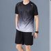 Men's Clothing Sports Suit Men's Quick Drying Clothes Ice Silk Vest Shorts Running Summer Training Fitness Ball Clothes_viptrois.com