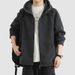 Fleece Jacket Men's Autumn And Winter Double-sided Fleece Thickened Loose Cardigan Sweater Jacket_viptrois.com