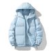 Unisex Thermal Hooded Jacket – Slim-Fit Puffer Coat With Hidden Pockets (S-3XL, 7 Colors, 200g Polyester Fill)_viptrois.com