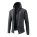 Loom Cross-Border Winter Hooded Foreign Trade Simple Long-Sleeve Knitted Sweater Jacket European And American Youth_viptrois.com