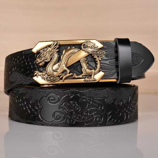 Apparel Accessories men's genuine leather belt faucet automatic belt youth trend belt_viptrois.com