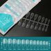 120pcs False Nails Acrylic Press on Nails Coffin Artificial Nails Clear/Semi-matte Tips for Extension Manicure Tool_viptrois.com