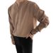 Men's Clothing Collarless Shirt Men's Long Sleeve Drape Lazy Ins Casual Loose Shirt Trend_viptrois.com