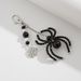 Gothic Halloween Personality Big Spider Keychain Pendant Spider Keychain - Dark Web Design Resin Keyring For Bags, Backpacks, And More_viptrois.com