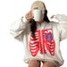 2023 New Skull Hoodie Hip Hop Sweatshirt For Women Loose Street Style Zipper Cardigan Y2K Jacket_viptrois.com