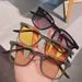 Personalized small frame glasses, women's fashionable rectangular sunglasses, trendy and high-end, men's sunglasses_viptrois.com