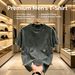 230g Washed Men Casual Tee Compass M Letter Print Short Sleeve Loose Streetwear Daily T-Shirt_viptrois.com