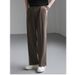 Men's Clothing Summer High End Black Pants For Men High End Slim Drape Suit Pants Wide Leg Loose Casual Straight Trousers_viptrois.com