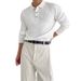 Men's Slim-Fit Business Knit Sweater – Lightweight Long Sleeve Pullover (White/Black/Brown, S-XXL EU Sizing)_viptrois.com