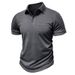 Nordmann European And American Fashion Youth Turn-Down Collar Short Sleeve Polo Shirt Cross-Border Outdoor Casual_viptrois.com