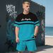 Y2 Men's 3D Digital Printed Casual Fashion Short Sleeve Shirt And Shorts Set Cross Border Xiyin Foreign Trade 2026_viptrois.com