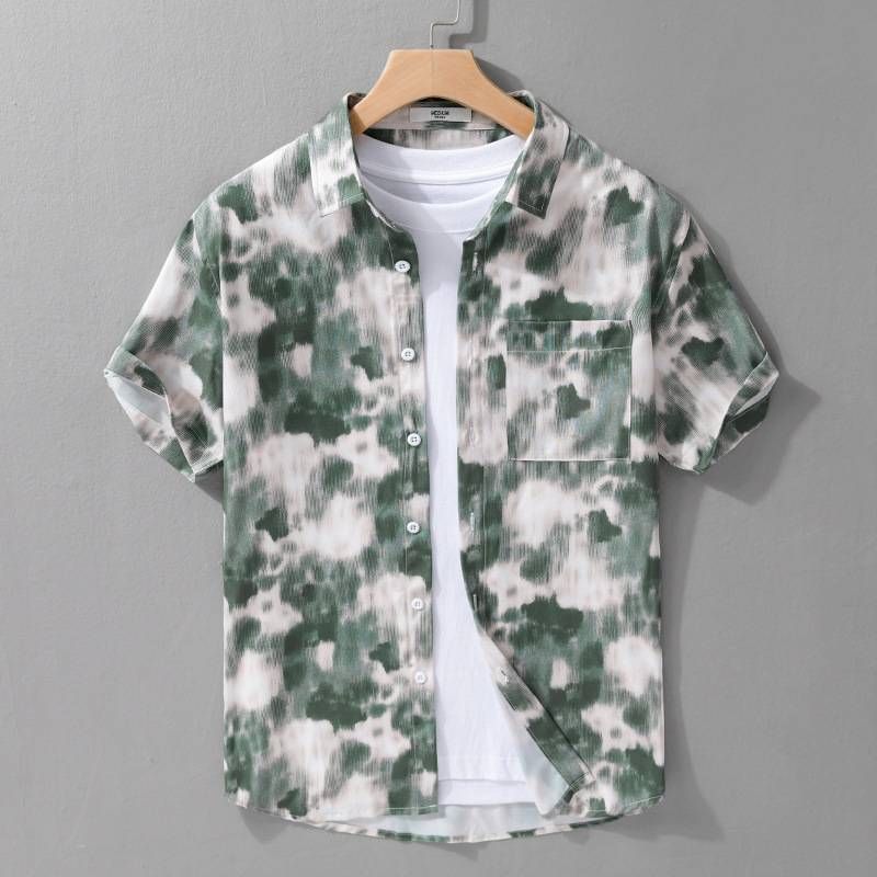 Summer Men's Fashion Trend: Versatile Short-sleeved Shirts, Comfortable, Breathable And Fresh Business Casual Shirts_viptrois.com