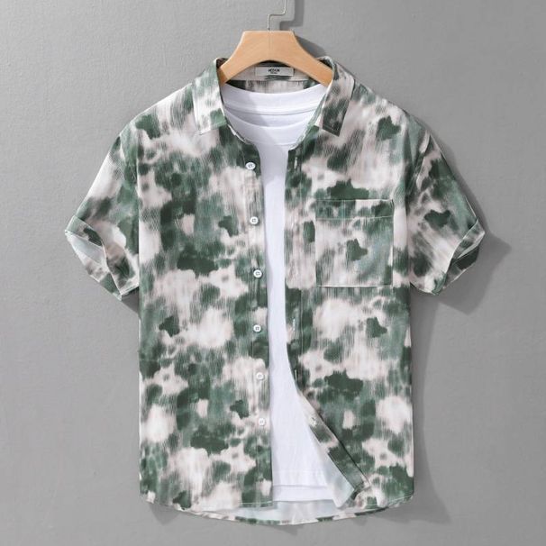 Summer Men's Fashion Trend: Versatile Short-sleeved Shirts, Comfortable, Breathable And Fresh Business Casual Shirts_viptrois.com
