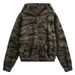 Vintage Camo Zip-Up Hoodie For Teens - Unisex Streetwear Pullover With Cleanfit Style, Cotton Blend, Oversized Fit (Green, M-2XL)_viptrois.com