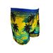 Man's clothing Summer adult swim trunks men's flat horn pattern large size beach beach hot spring loose men's swim trunks_viptrois.com