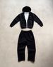 Men's Clothing Hooded Sweatshirt With Drawstring Print, Small Embroidered Pattern, And Zip Pocket_viptrois.com