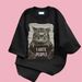 【DORAE】2026 Unisex T-shirt (100% Cotton) Off-White ("I HATE PEOPLE Mugshot Cat" Print & Playful Accent) – Casual Style For Friend Gathering_viptrois.com