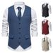 Retro Single-breasted Men's Suit Vest Casual Business_viptrois.com