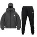 New Double Hat Spring Autumn Winter Ins Hooded Sweatshirt Suit Men And Women Double Hat Couple Sweatshirt_viptrois.com