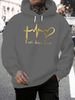 Men's Autumn And Winter Casual Fashionable Loose Hooded Sweatshirt FAITH HOPE LOVE Letter Printed Warm Long Sleeved Pullover_viptrois.com