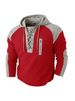 2026 Men's Spring-Autumn Tie-Back Hooded Sweatshirt With Stippled Colorful Design Casual Sports Sweatshirt_viptrois.com