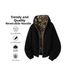 Unisex Reversible Hooded Zip-Up Jacket – Oversized Streetwear Pullover With Leopard Print & Double-Sided Design, Thick Cotton Blend_viptrois.com