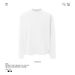Men's Clothing Ripped Cotton Long Sleeved T Shirt For Men, White Bottoming Shirt, High Street Fashion Brand, Men's Sweatshirt, Inner Wear_viptrois.com