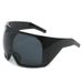 Futuristic Wraparound Sunglasses - Unisex Oversized Shield Design | Polarized UV400 Protection & Anti-Blue Light Technology_viptrois.com