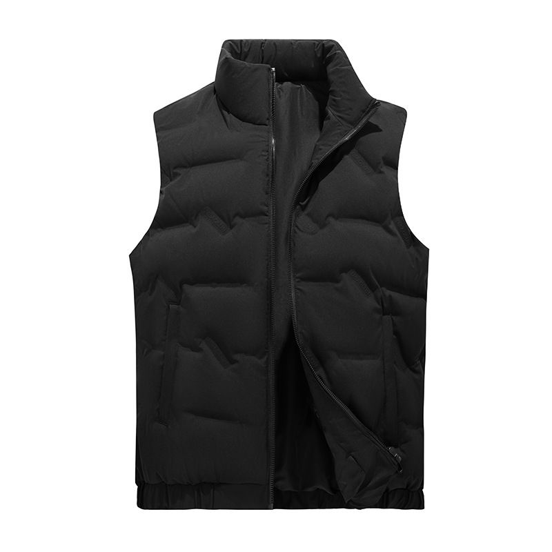 Lightweight Quilted Down Vest - White Duck Feather Puffer Sleeveless Jacket With Zip Front, Multiple Pockets, All-Season Layering Piece_viptrois.com