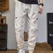Men's Clothing Spring And Autumn New Loose Casual Sports Pants Retro Cuffs Men's Harem Pants_viptrois.com