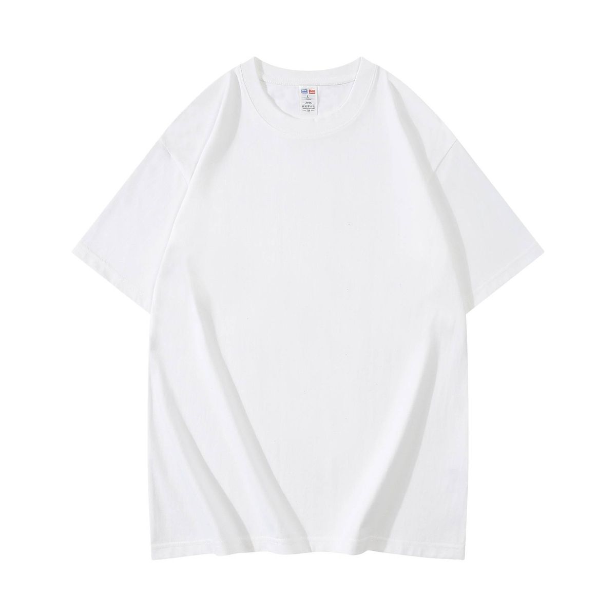 New Summer 2025 Style, 230-gram Heavyweight Pure Cotton Short-sleeved Round-neck T-shirt_viptrois.com