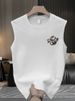 A New Round Neck Sleeveless T-shirt From A Trendy Brand For The Summer Of 2025, A Loose And Casual Men's Top_viptrois.com